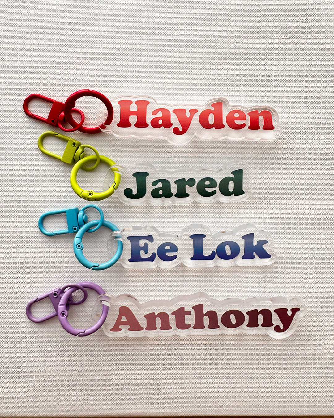 Pop & Match | Custom Name Acrylic Keychain