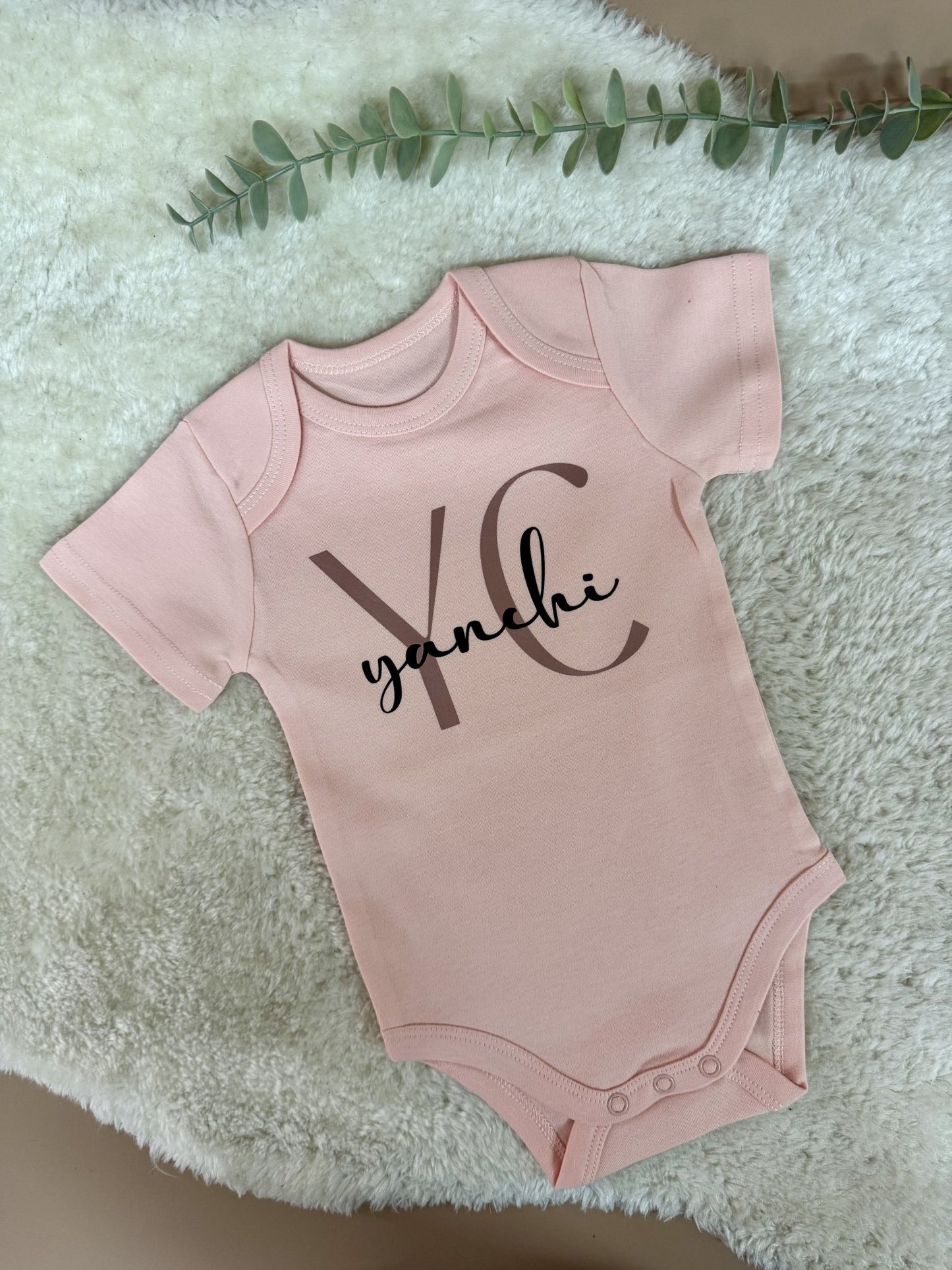 Baby Introduction Onesie - Personalized Gift - The Chic Habitat