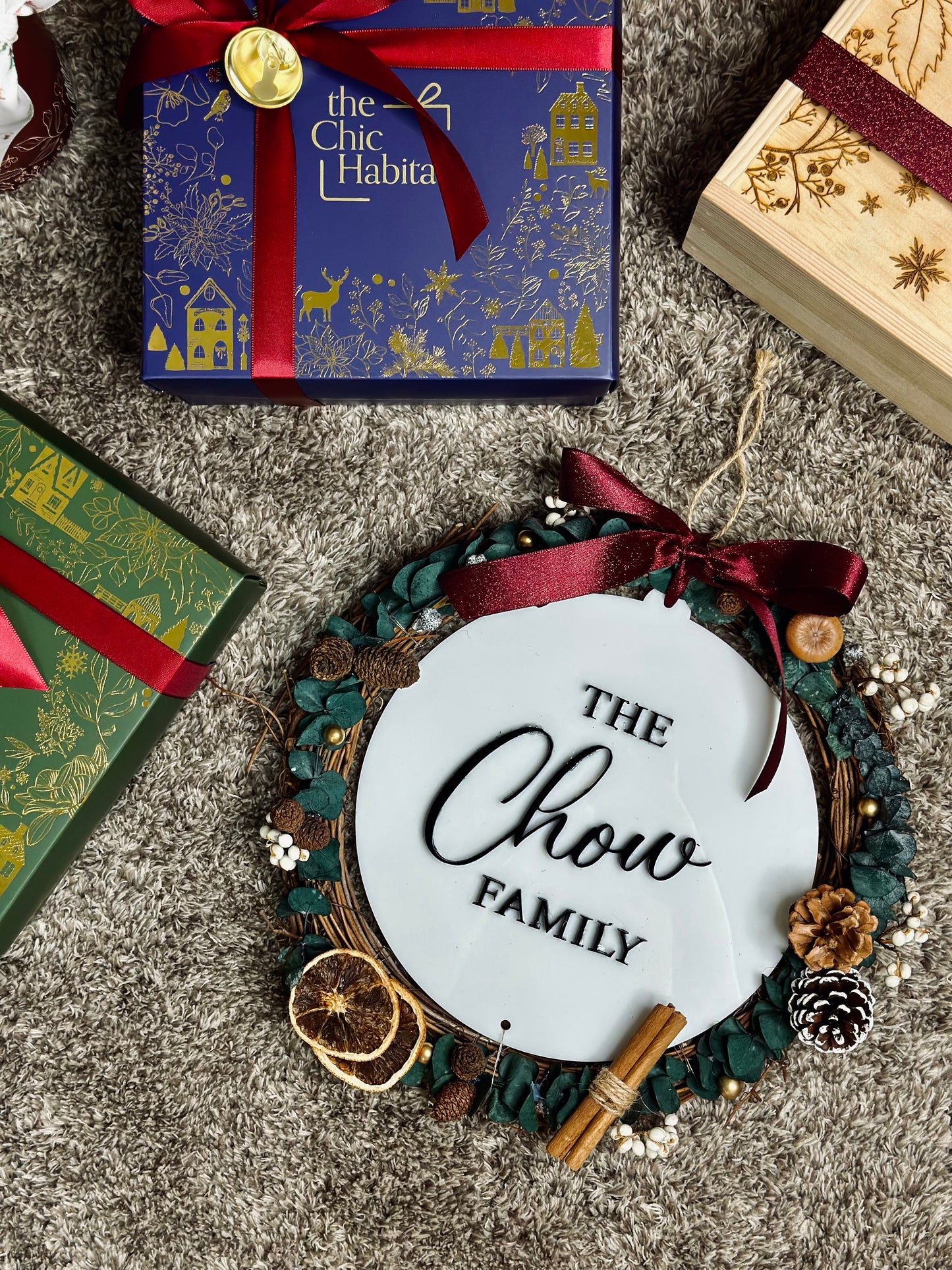 Christmas 2023: Celestial Blooms | Christmas Wreath