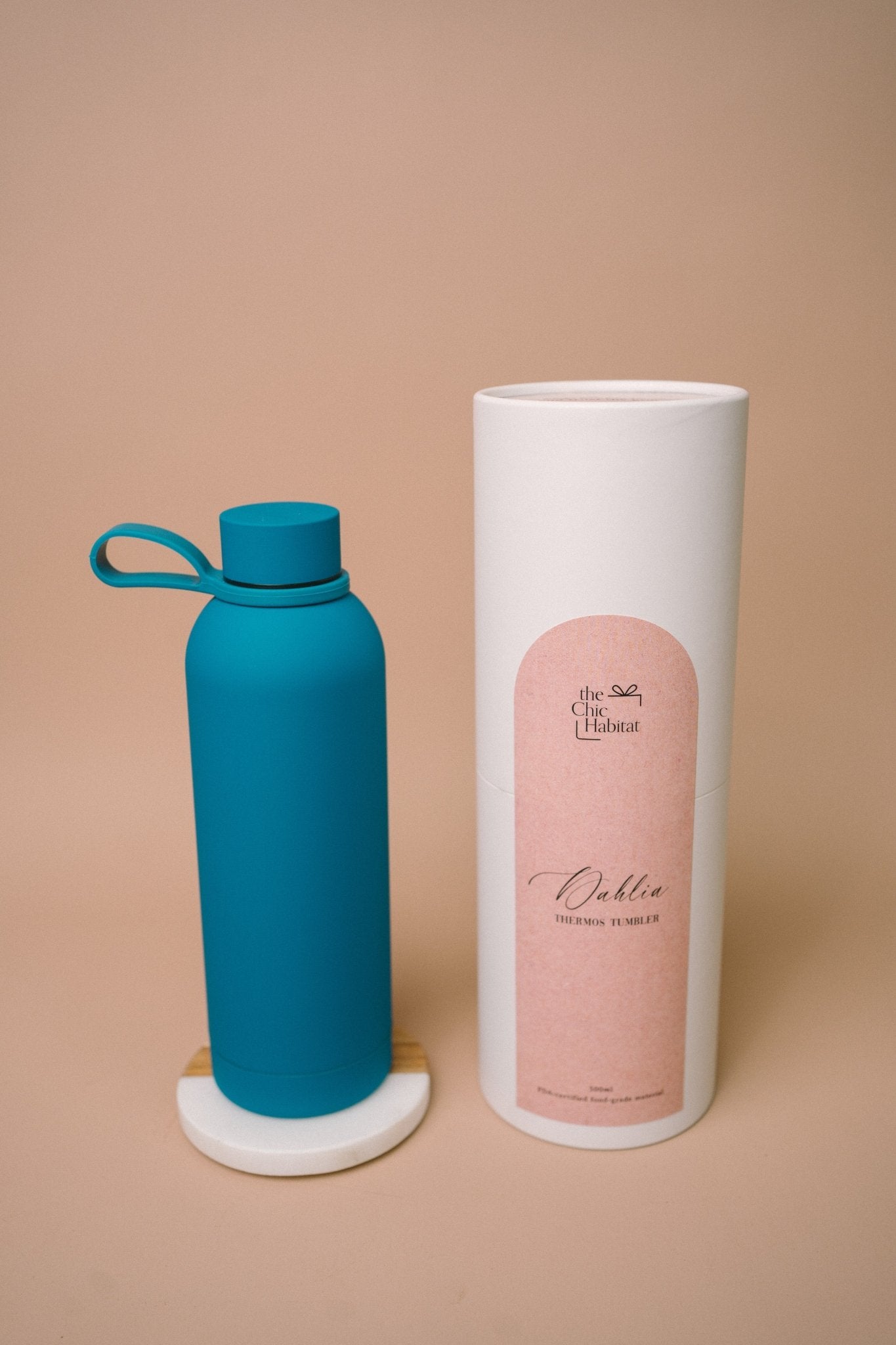 Dahlia Thermos Tumbler (Ocean Edition) - The Chic Habitat