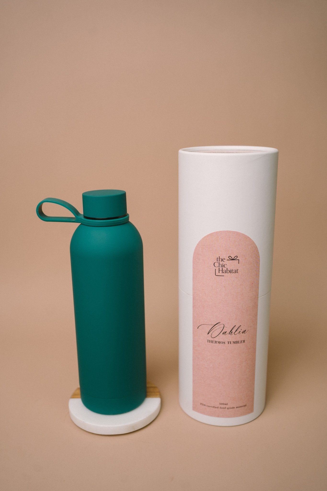 Dahlia Thermos Tumbler (Ocean Edition) - The Chic Habitat