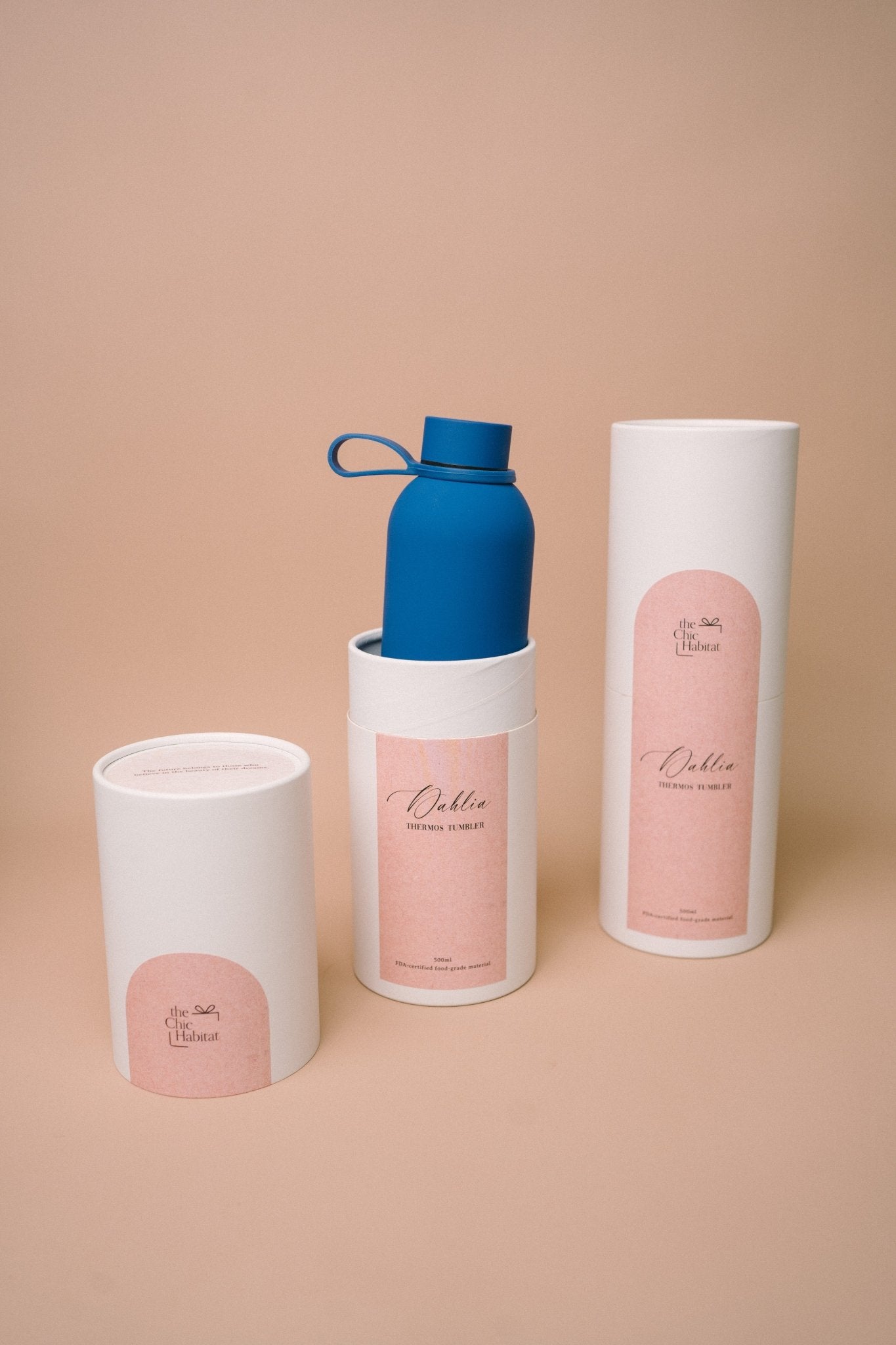 Dahlia Thermos Tumbler (Ocean Edition) - The Chic Habitat