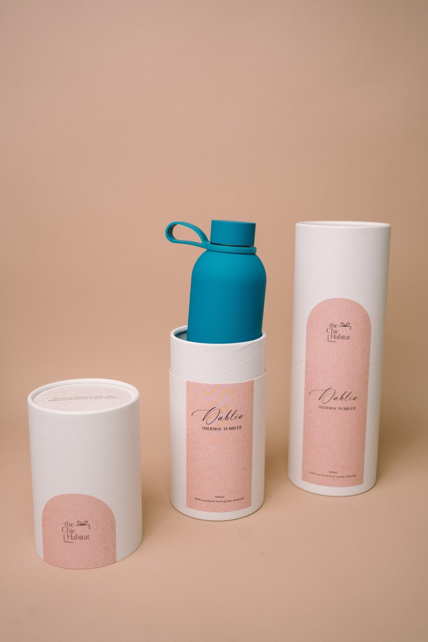 Dahlia Thermos Tumbler (Ocean Edition) - The Chic Habitat