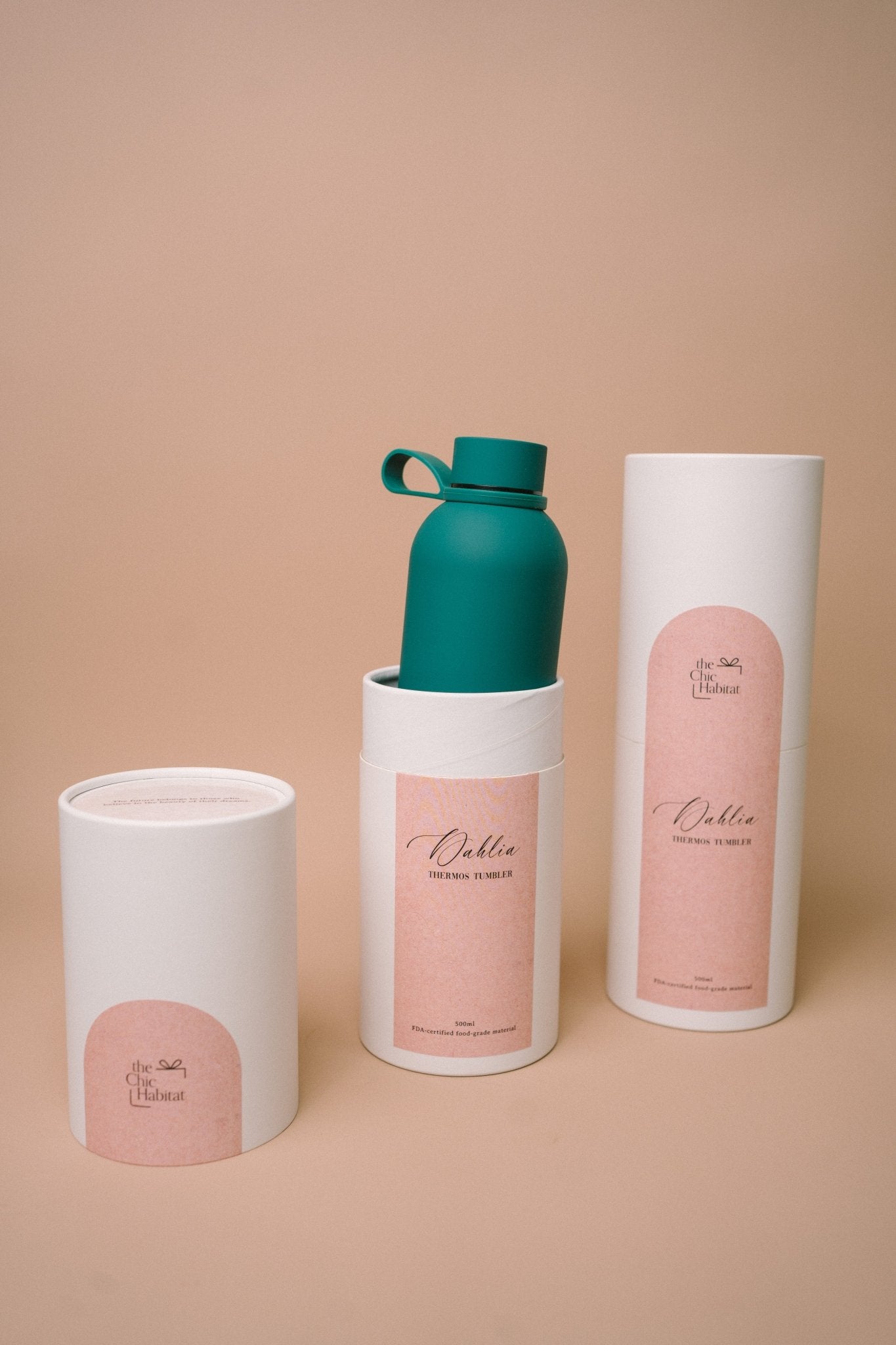 Dahlia Thermos Tumbler (Ocean Edition) - The Chic Habitat