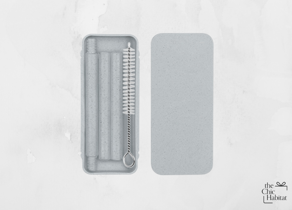 Eco Ease | Detachable Straw Set - Personalized Gift - The Chic Habitat