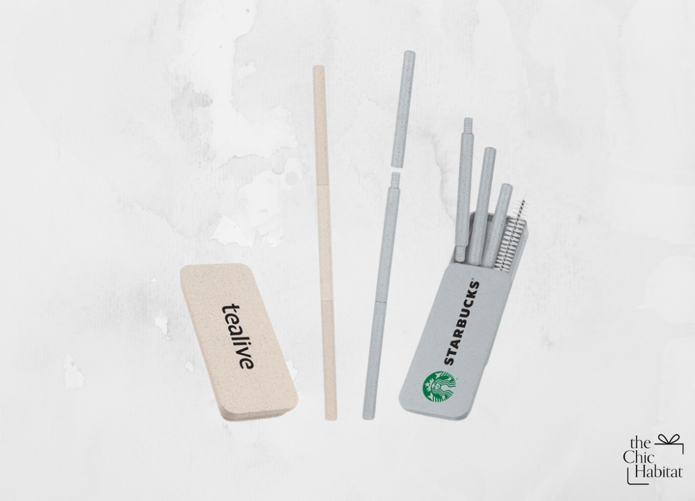 Eco Ease | Detachable Straw Set - Personalized Gift - The Chic Habitat
