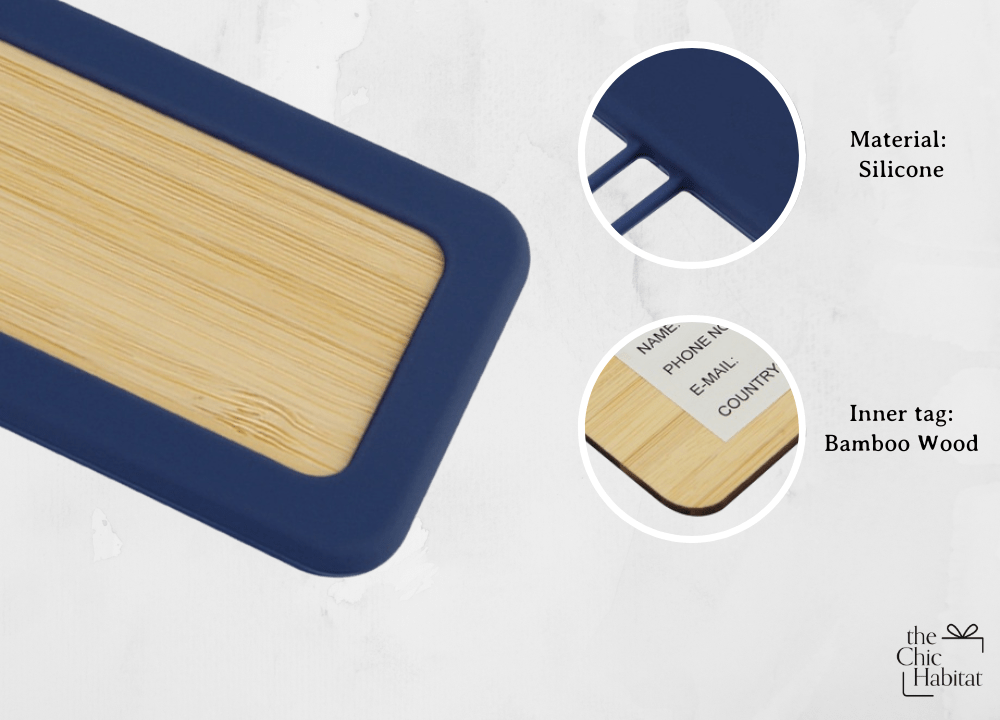 Eco Travel Tag - Personalized Gift - The Chic Habitat