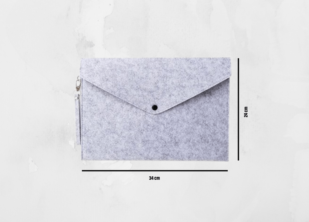 Feltfolio | 14" Felt iPad and Document Carry Folder - Personalized Gift - The Chic Habitat