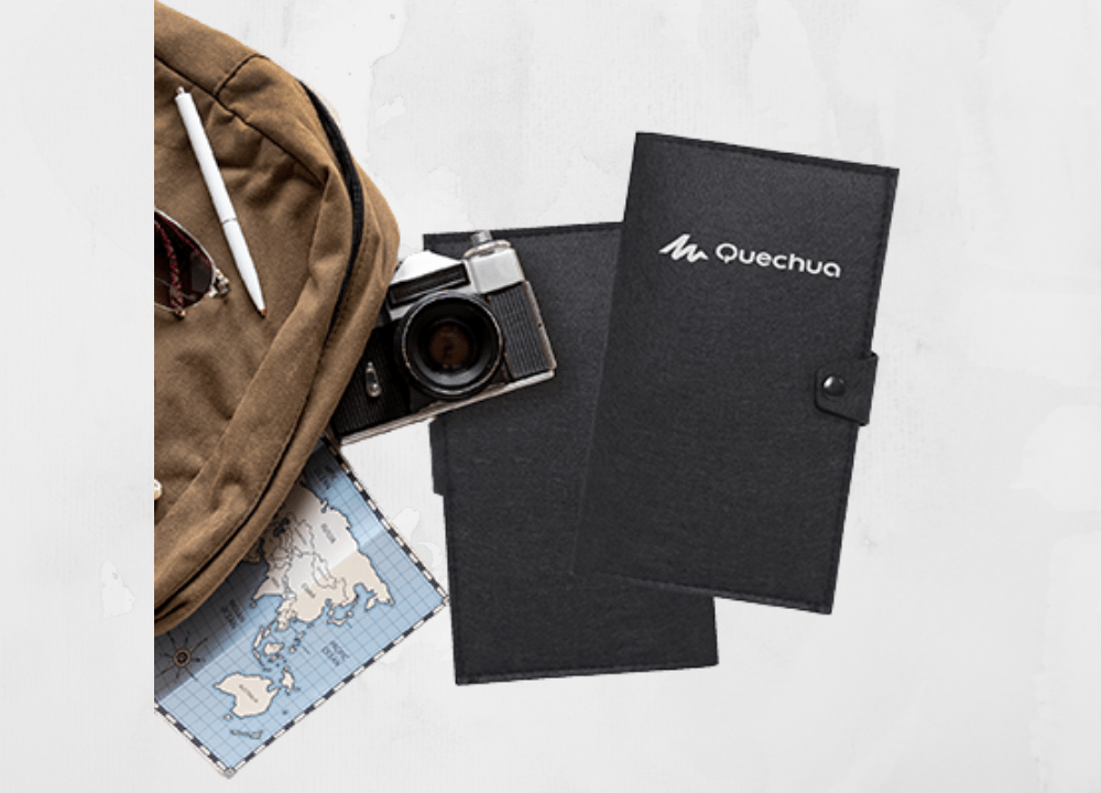 Feltkeep Pouch | Felt Passport Multi - purpose Pouch with Pen Loop - Personalized Gift - The Chic Habitat