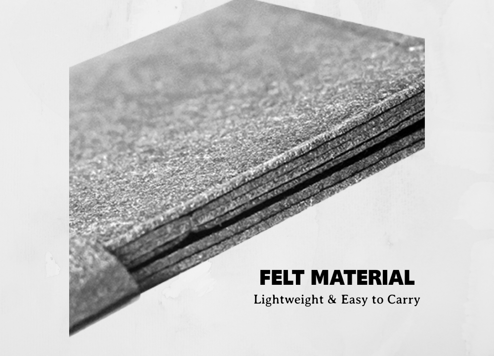Feltkeep Pouch | Felt Passport Multi - purpose Pouch with Pen Loop - Personalized Gift - The Chic Habitat