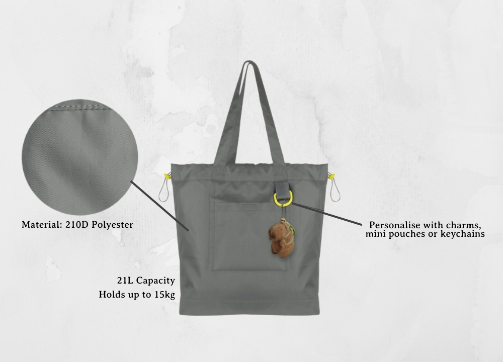 FoldEase | Foldable Shopping Bag - Personalized Gift - The Chic Habitat