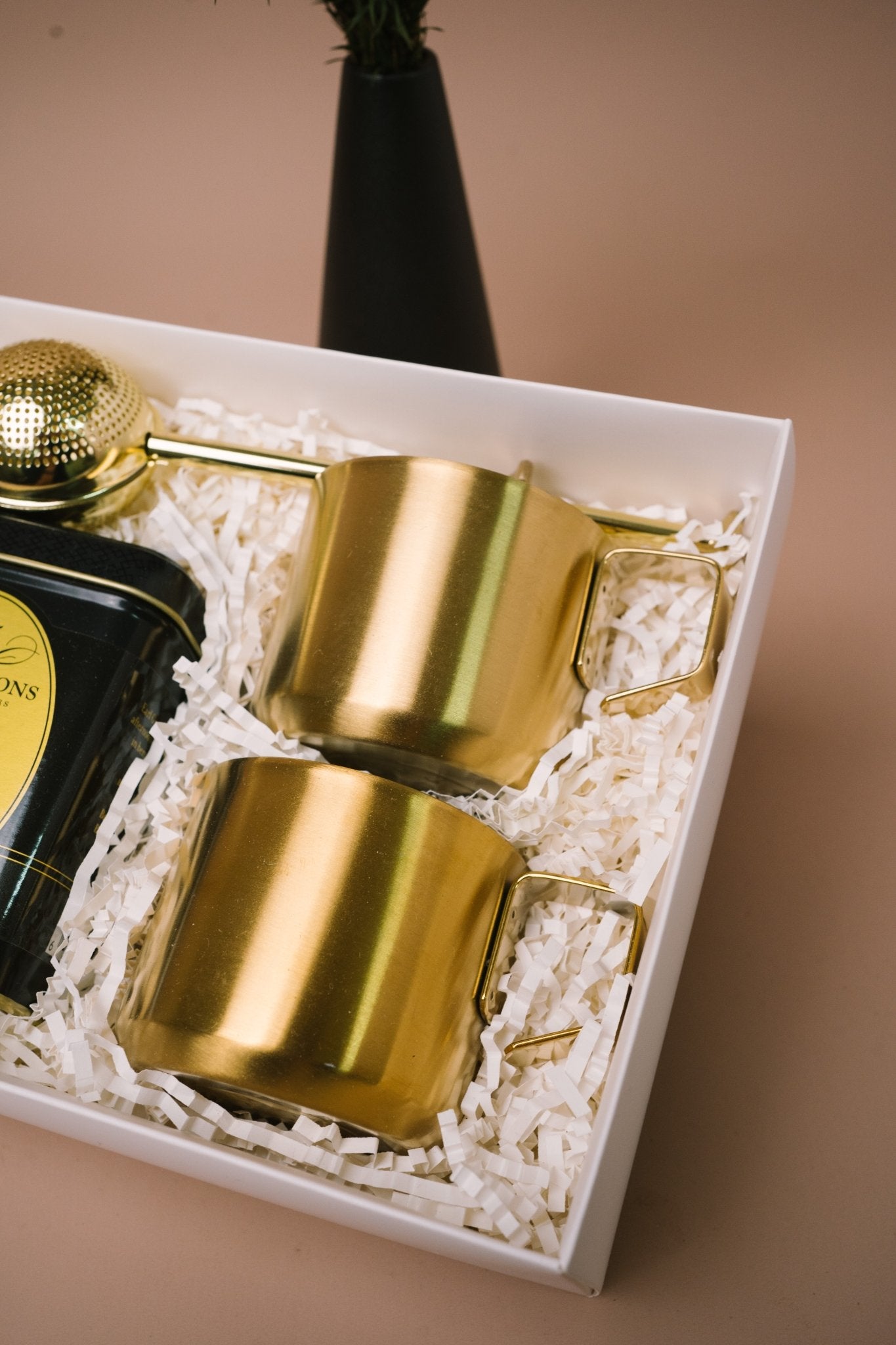 Gift Set | For THEM - Shimmer & Sip Set - Personalized Gift - The Chic Habitat