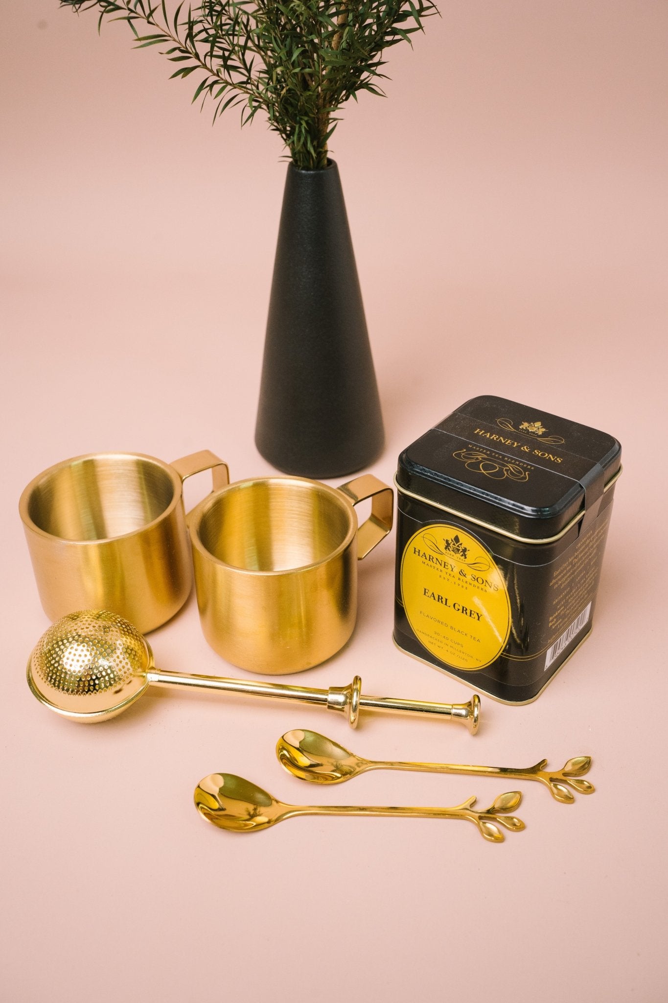 Gift Set | For THEM - Shimmer & Sip Set - Personalized Gift - The Chic Habitat