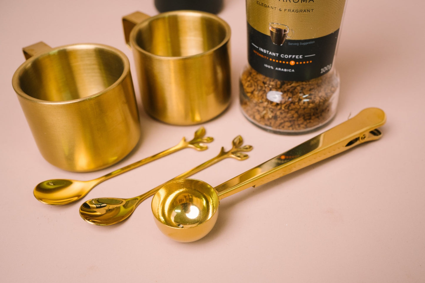 Gift Set | For THEM - Shimmer & Sip Set - Personalized Gift - The Chic Habitat