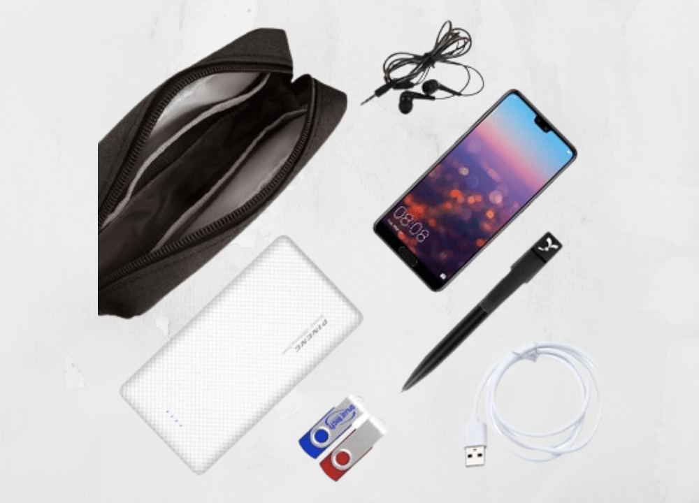 HydroGuard | Water Repellent Travel Gadget Pouch - Personalized Gift - The Chic Habitat