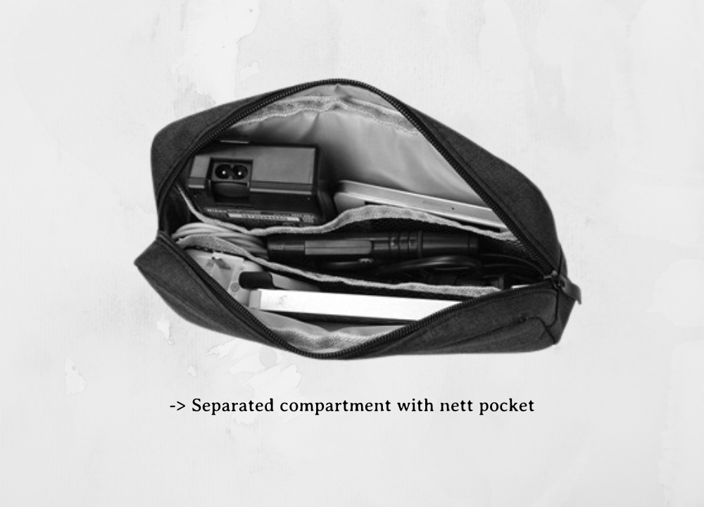 HydroGuard | Water Repellent Travel Gadget Pouch - Personalized Gift - The Chic Habitat