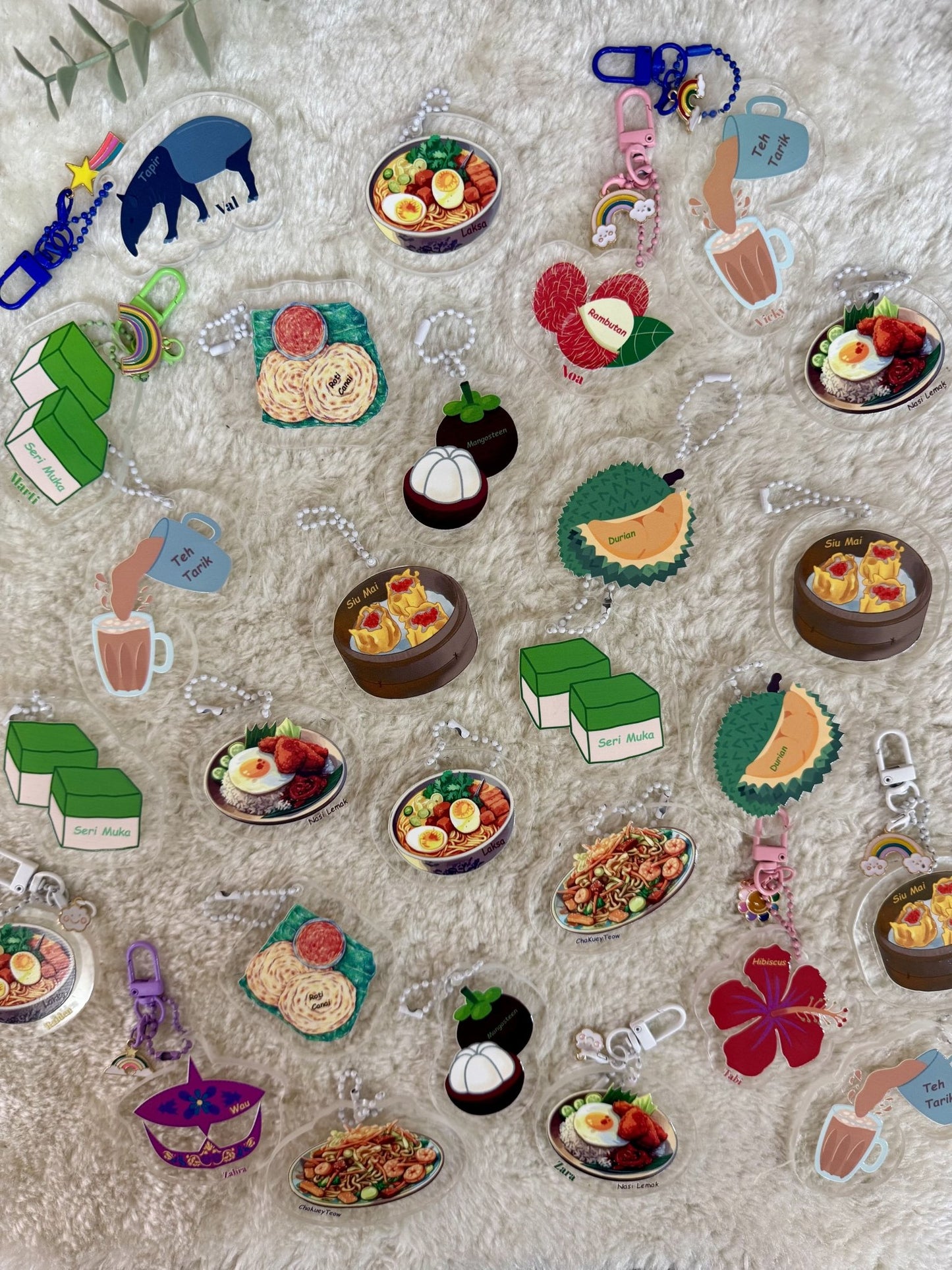 Lokal Loop Co. | Malaysia Acrylic Keychains - Personalized Gift - The Chic Habitat