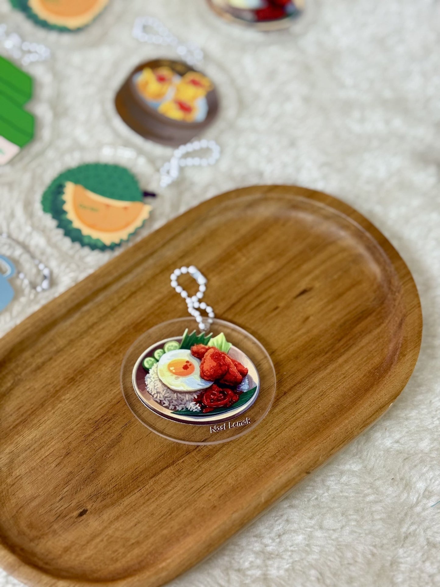 Lokal Loop Co. | Malaysia Acrylic Keychains - Personalized Gift - The Chic Habitat