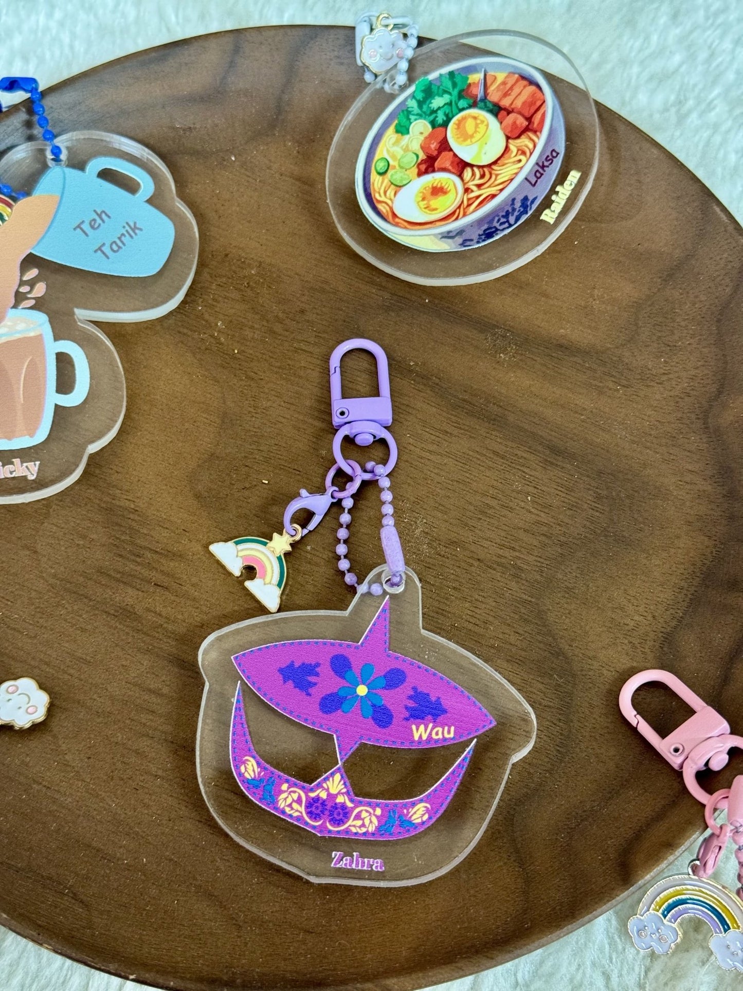 Lokal Loop Co. | Malaysia Acrylic Keychains - Personalized Gift - The Chic Habitat