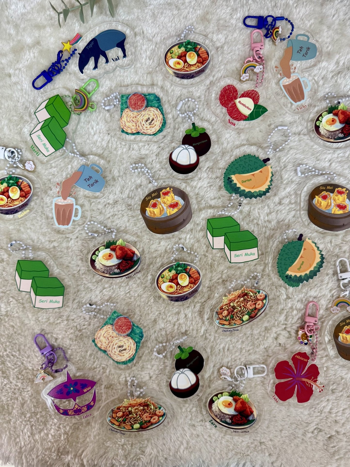 Lokal Loop Co. | Malaysia Acrylic Keychains - Personalized Gift - The Chic Habitat