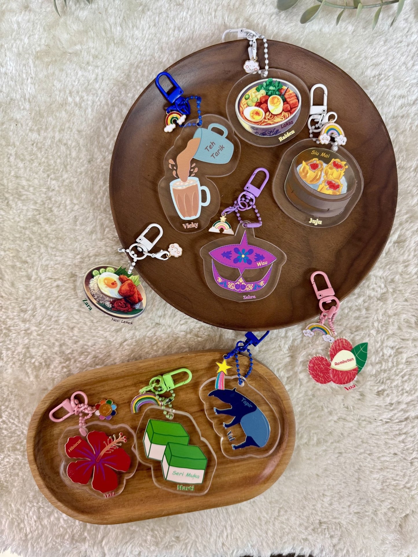 Lokal Loop Co. | Malaysia Acrylic Keychains - Personalized Gift - The Chic Habitat