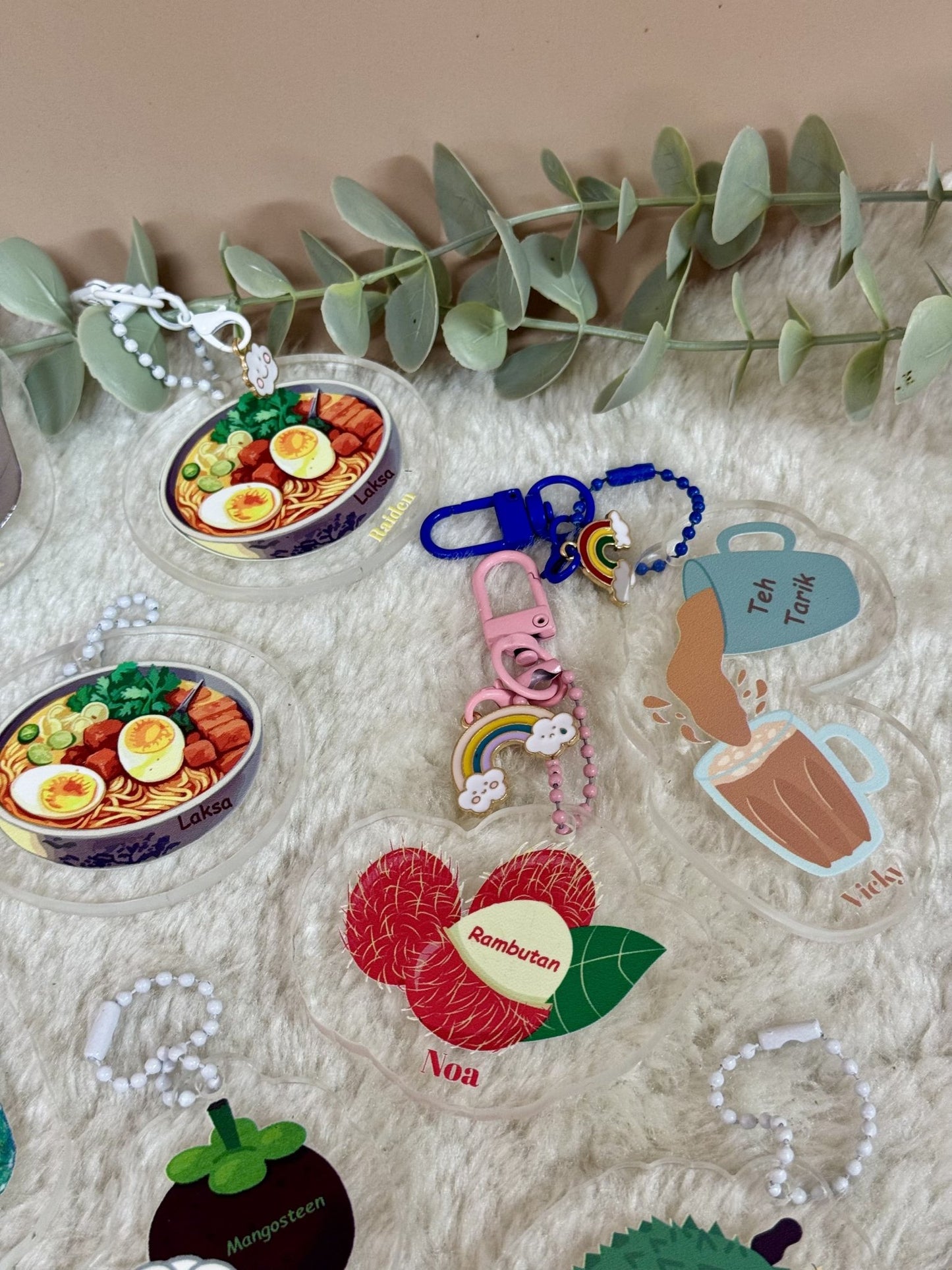 Lokal Loop Co. | Malaysia Acrylic Keychains - Personalized Gift - The Chic Habitat