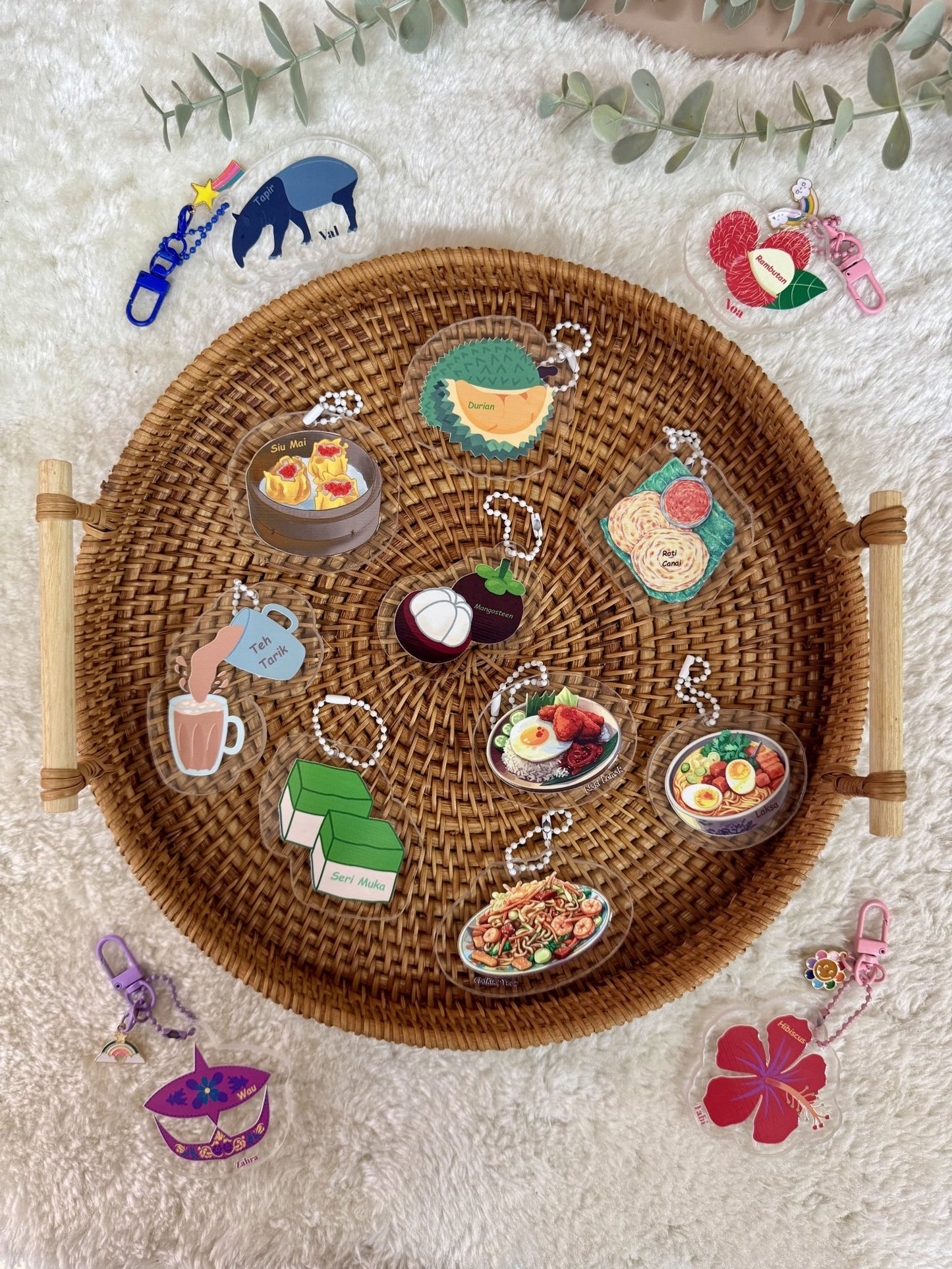 Lokal Loop Co. | Malaysia Acrylic Keychains - Personalized Gift - The Chic Habitat
