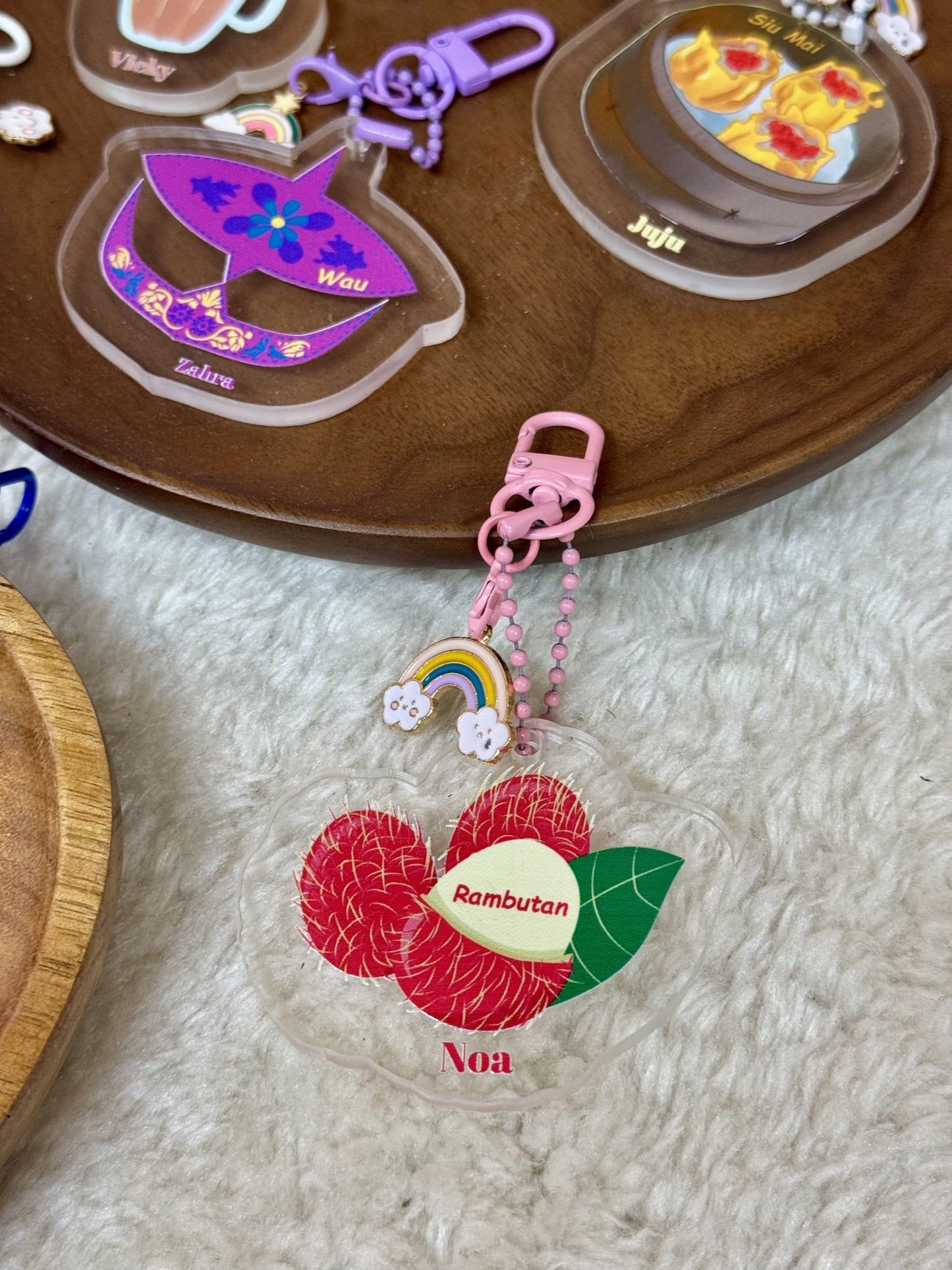 Lokal Loop Co. | Malaysia Acrylic Keychains - Personalized Gift - The Chic Habitat