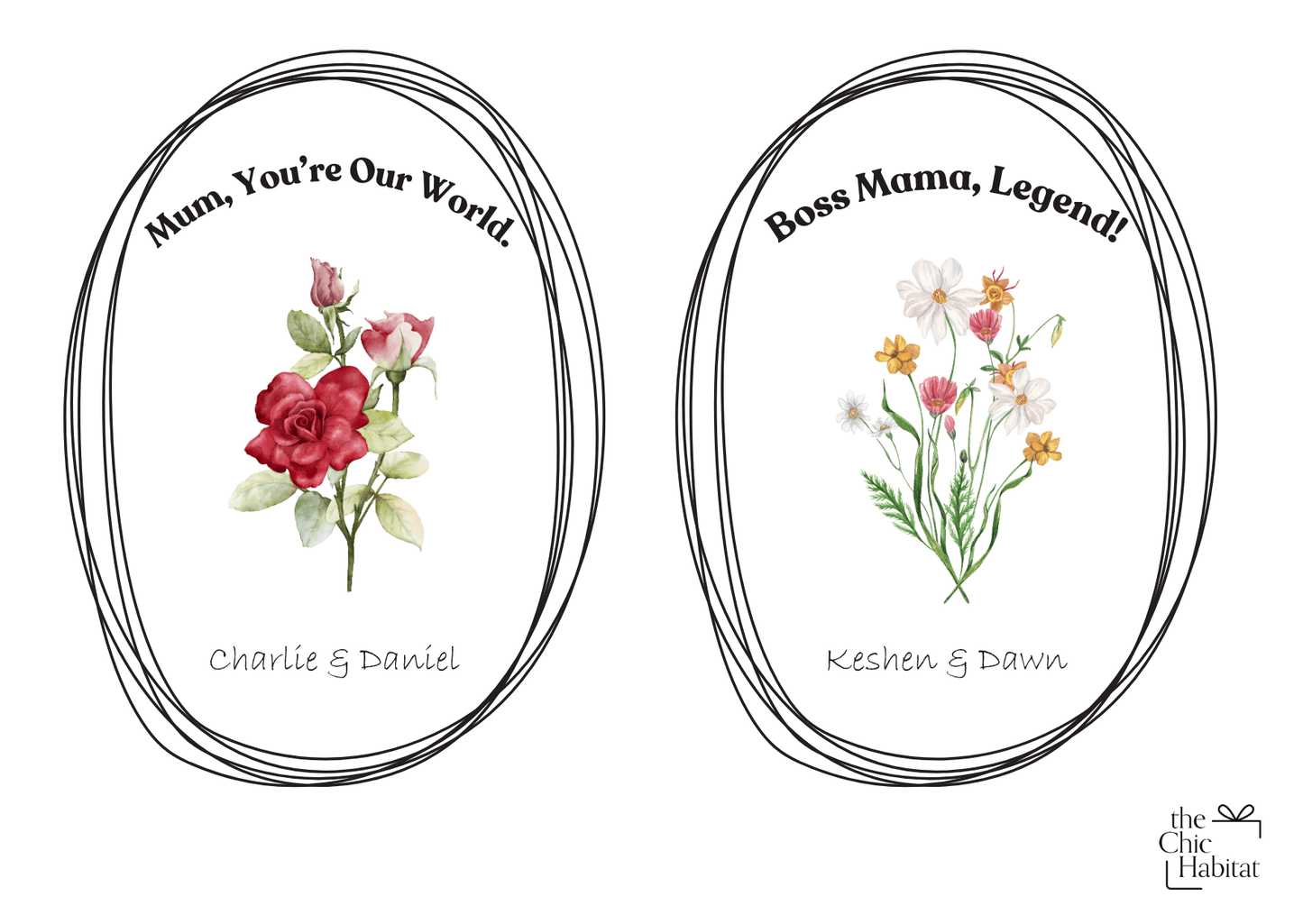 Petals of Love | Color Acrylic LED Night Light - Personalized Gift - The Chic Habitat