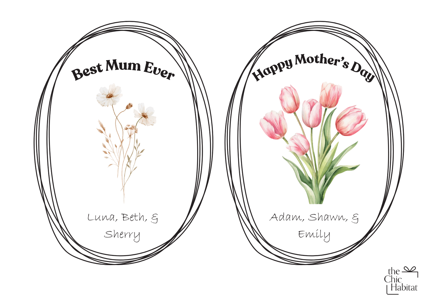 Petals of Love | Color Acrylic LED Night Light - Personalized Gift - The Chic Habitat