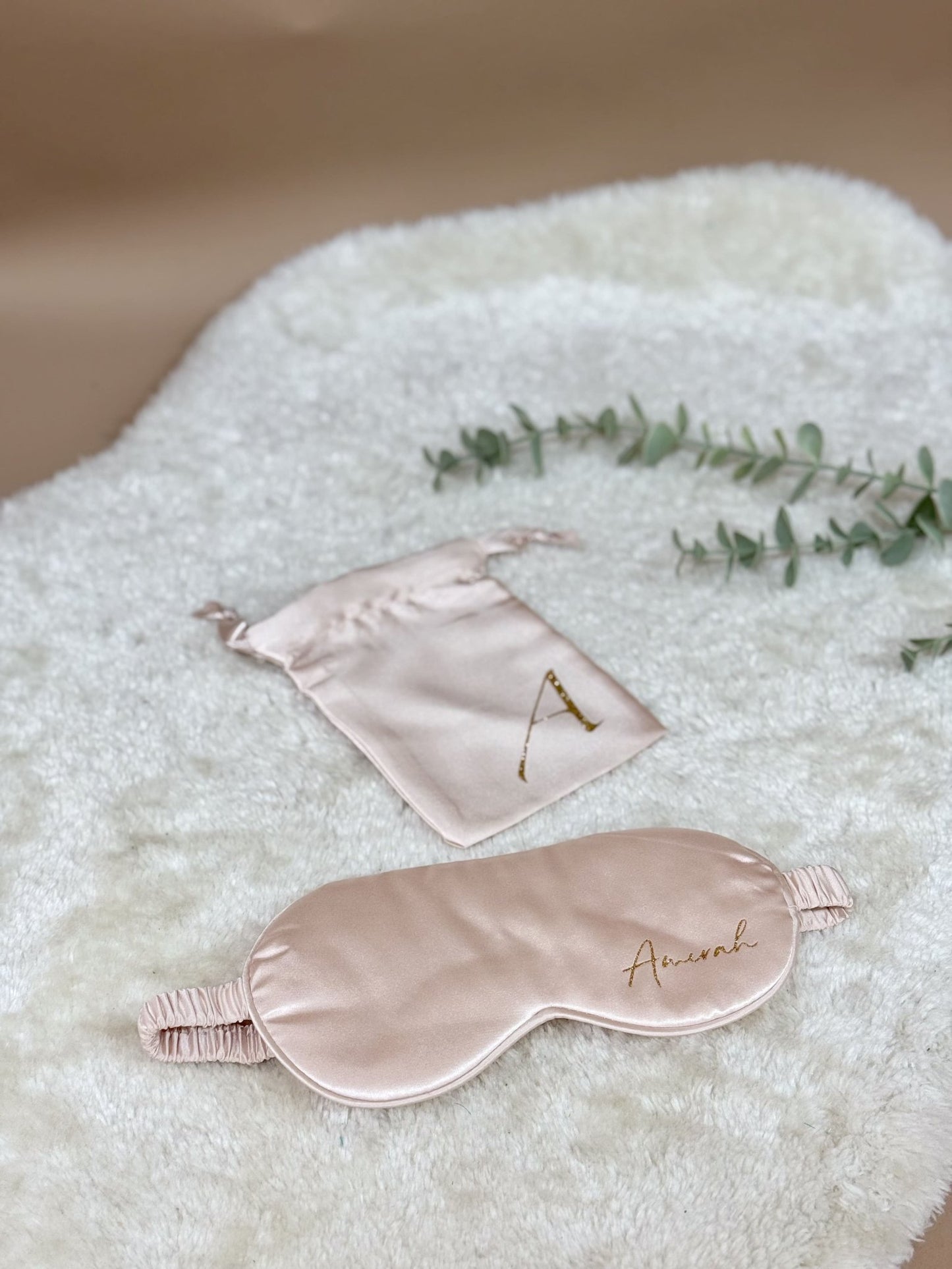 Satin Slumber | Satin Eye Mask - Personalized Gift - The Chic Habitat