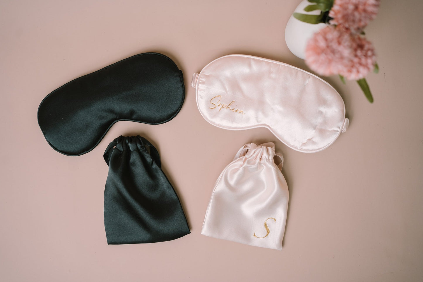 Satin Slumber | Satin Eye Mask - Personalized Gift - The Chic Habitat