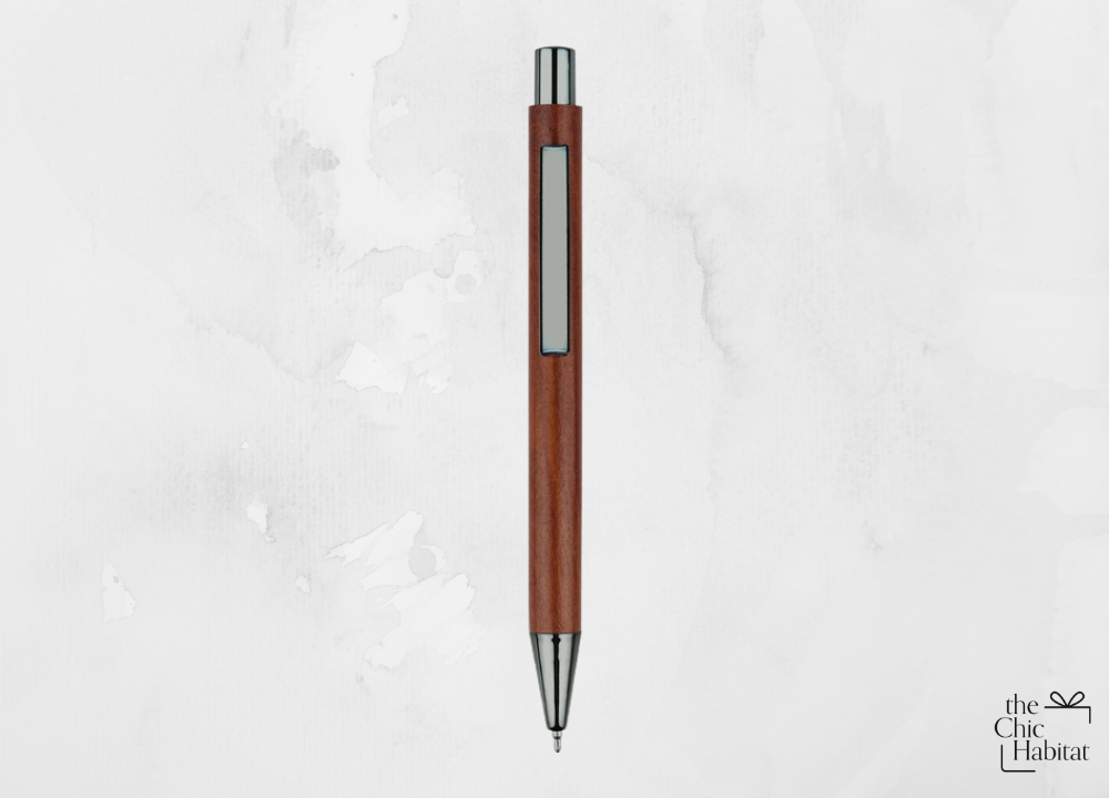 TerraTouch | Wood Ball Gel Pen - Personalized Gift - The Chic Habitat