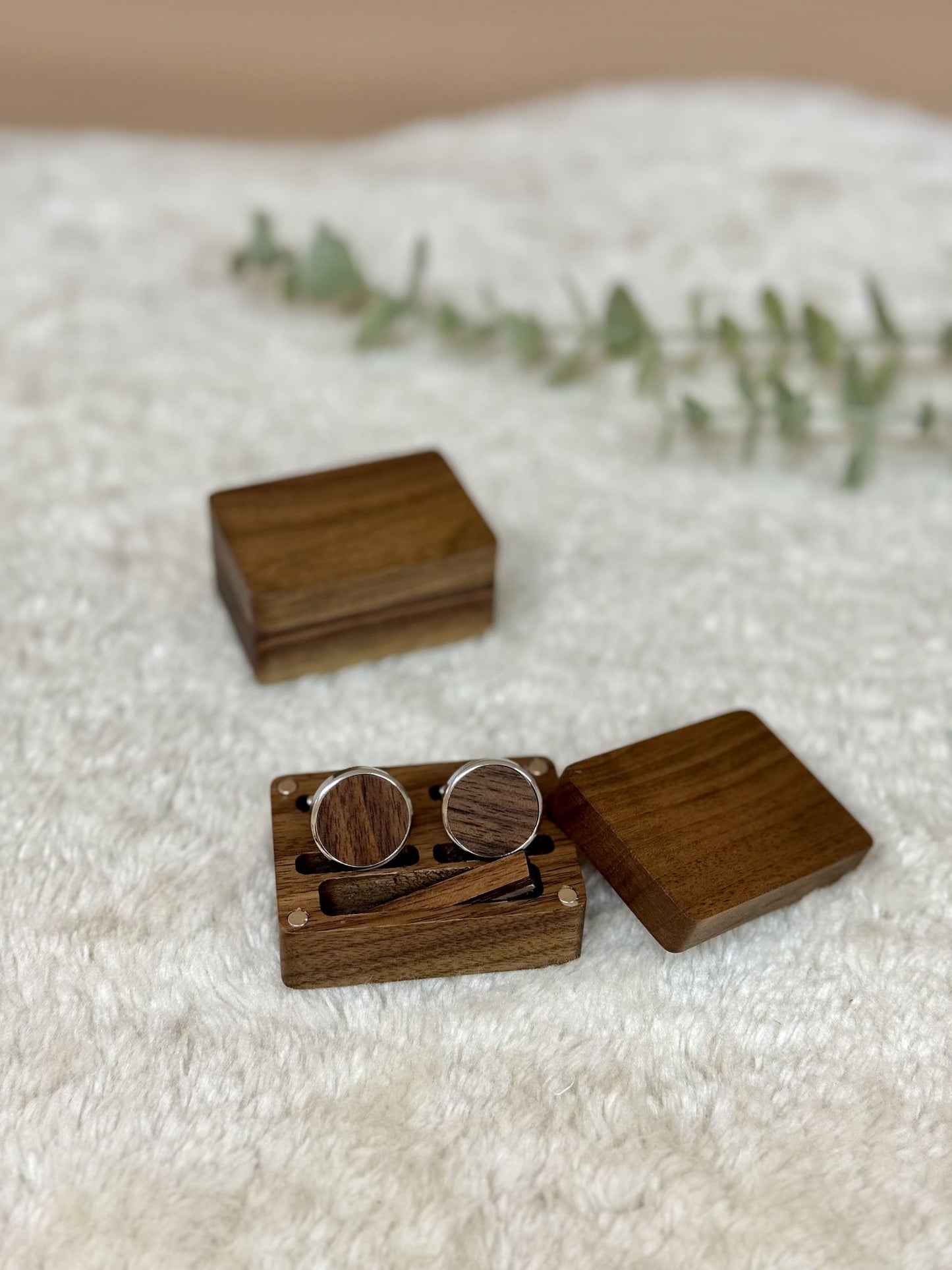 The Finishing Touch | Tie Clip & Cuff Links Set - Personalized Gift - The Chic Habitat