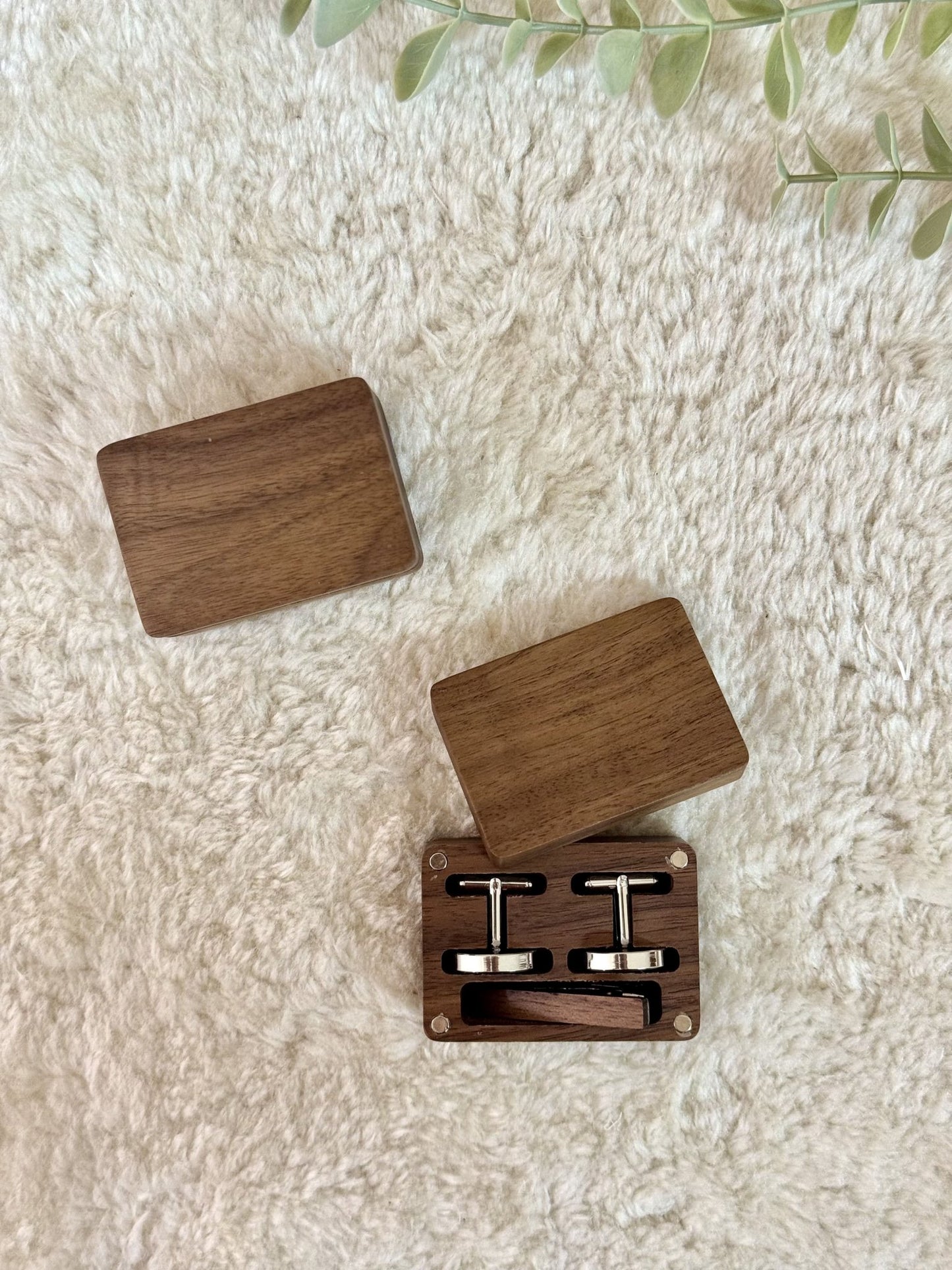 The Finishing Touch | Tie Clip & Cuff Links Set - Personalized Gift - The Chic Habitat