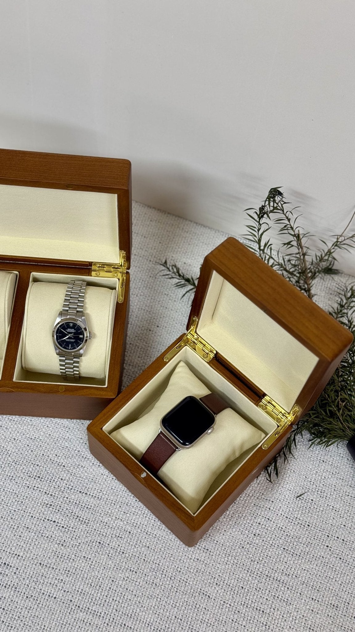 The Keeper One | Wooden Watch Box Single - Personalized Gift - The Chic Habitat