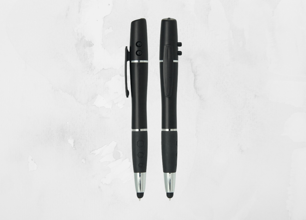 TriLite | LED, Laser Pointer & Stylus Ball Gel Pen - Personalized Gift - The Chic Habitat