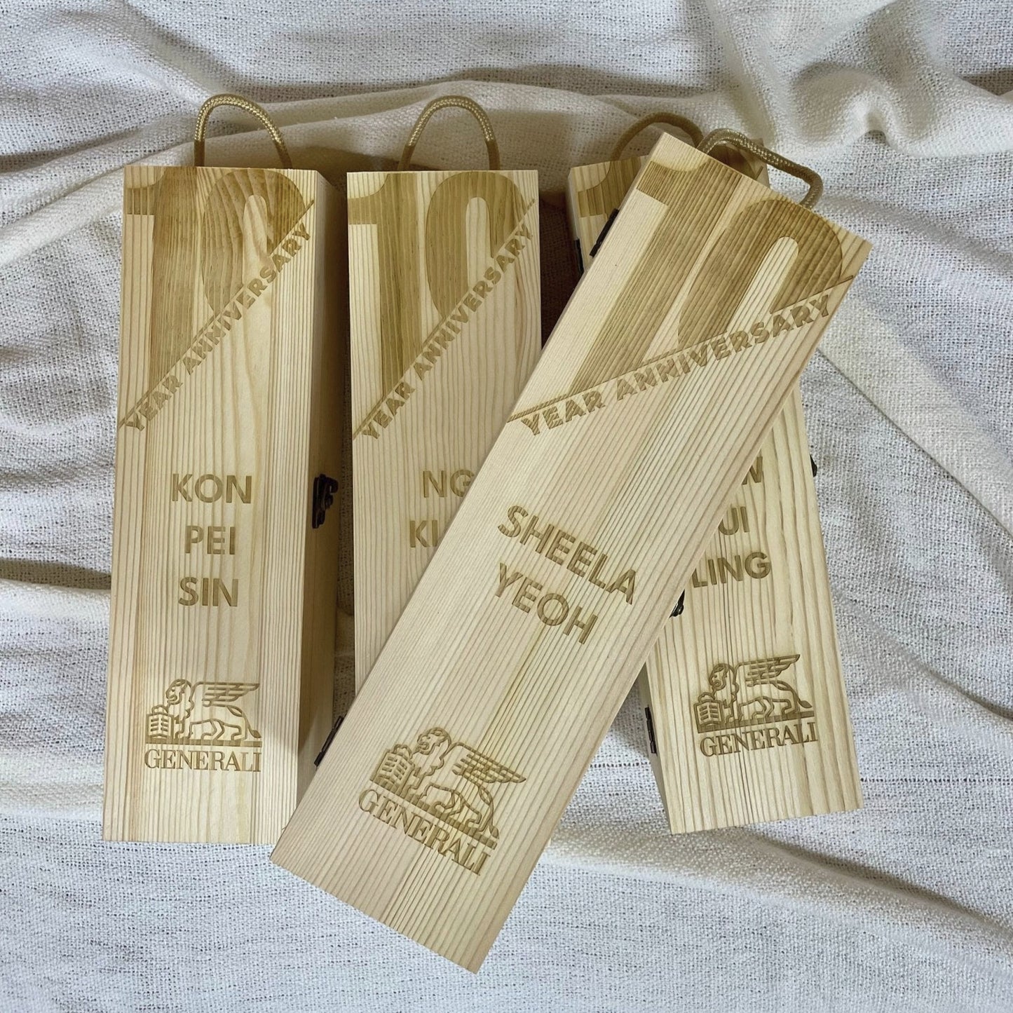 Wooden Wine Box - Single - The Chic Habitat