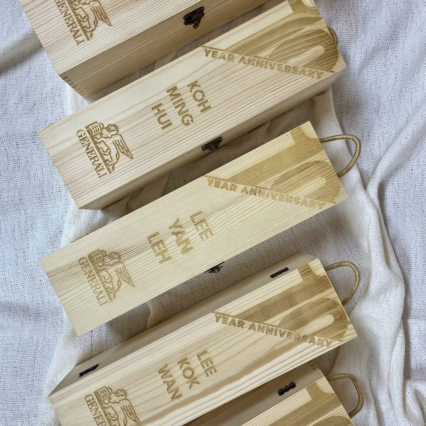 Wooden Wine Box - Single - The Chic Habitat