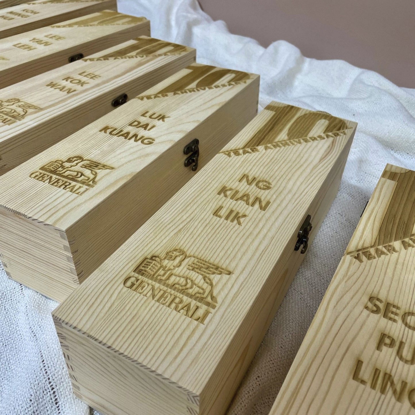 Wooden Wine Box - Single - The Chic Habitat
