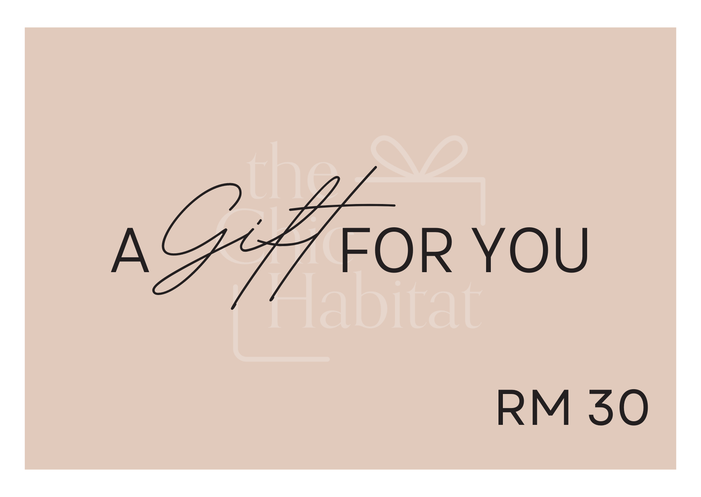 Best Gift (Card) Ever -Personalized Gift- The Chic Habitat