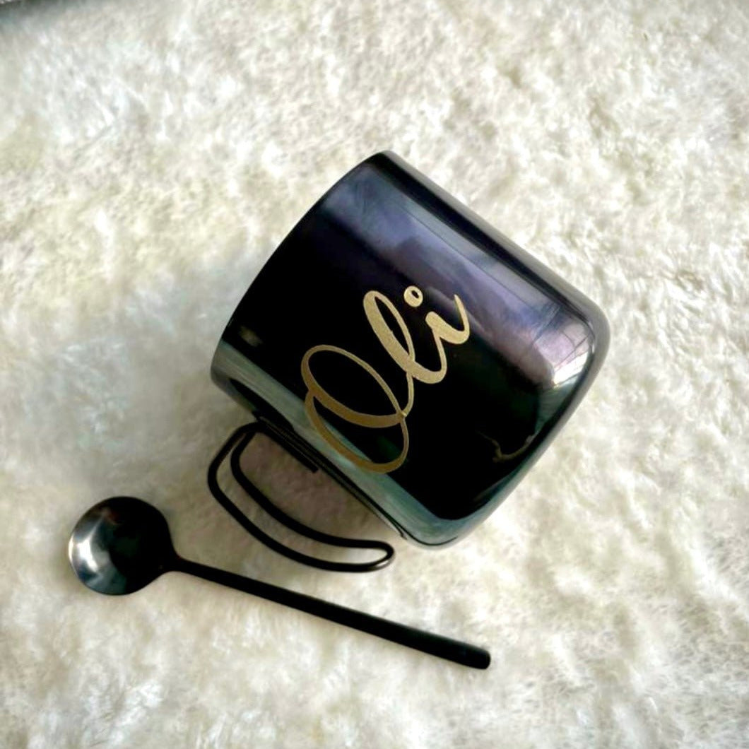 Brass Mug with Personalized Name - The Chic Habitat