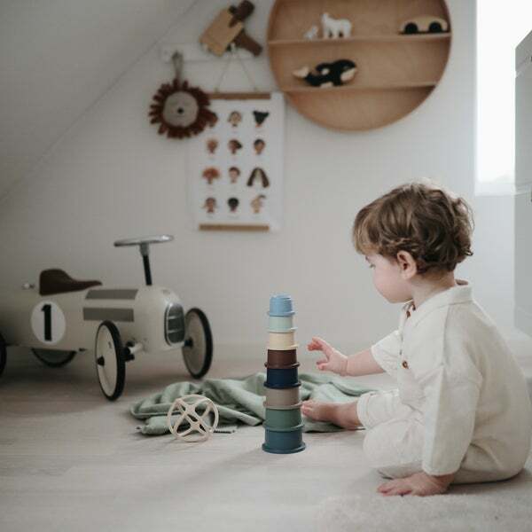 Mushie | Stacking Cups Toy - The Chic Habitat