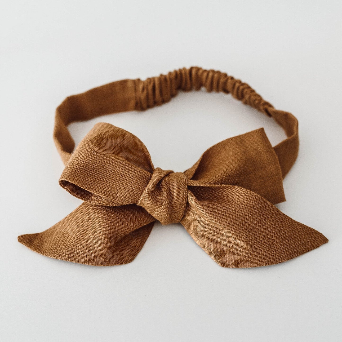 Snuggle Hunny Kids | Linen Bow Pre-Tied Headband Wrap - The Chic Habitat