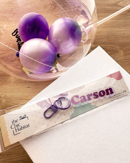 Pop & Match | Custom Name Acrylic Keychain