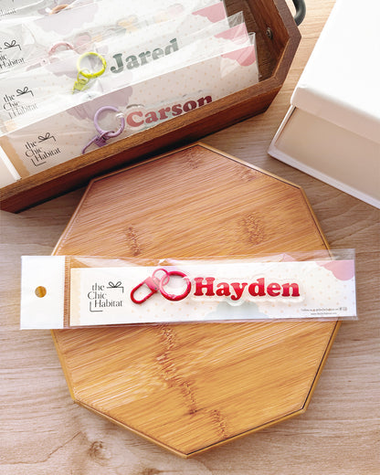 Pop & Match | Custom Name Acrylic Keychain