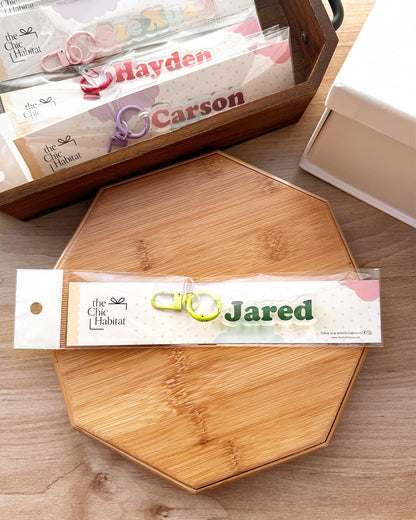 Pop & Match | Custom Name Acrylic Keychain