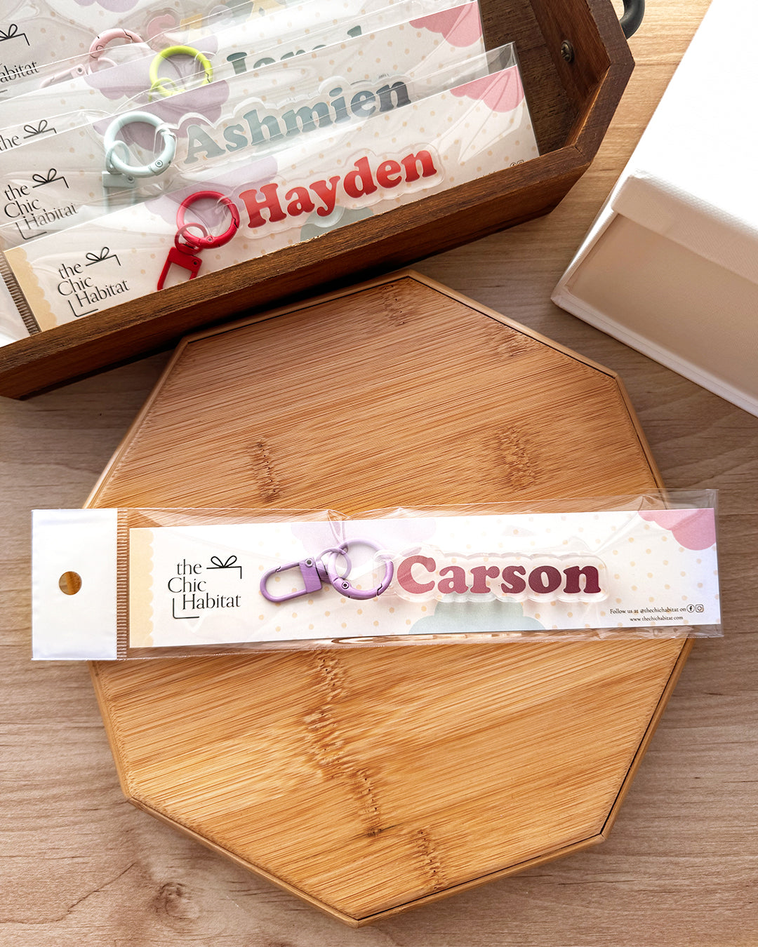 Pop & Match | Custom Name Acrylic Keychain