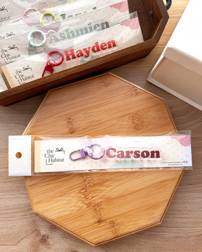Pop & Match | Custom Name Acrylic Keychain