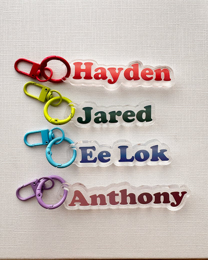 Pop & Match | Custom Name Acrylic Keychain